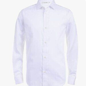 Calvin Klein Sateen Dress Shirt Boys Size 6